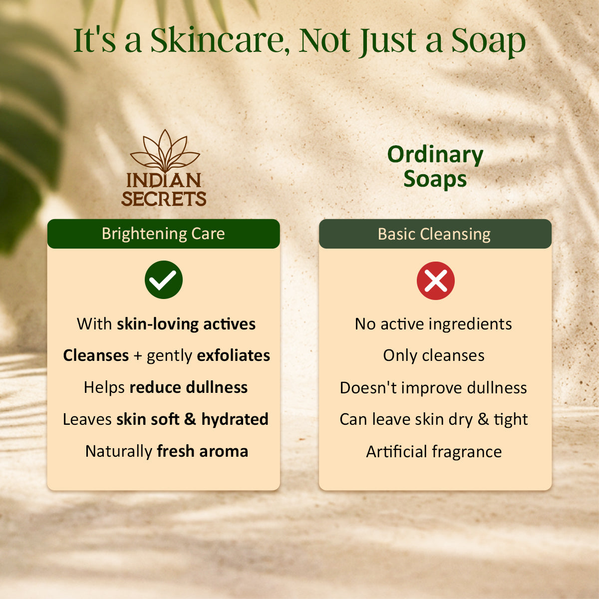 Indian Secrets Scrub Soap Kojic Acid & Saffron (Pack of 1)