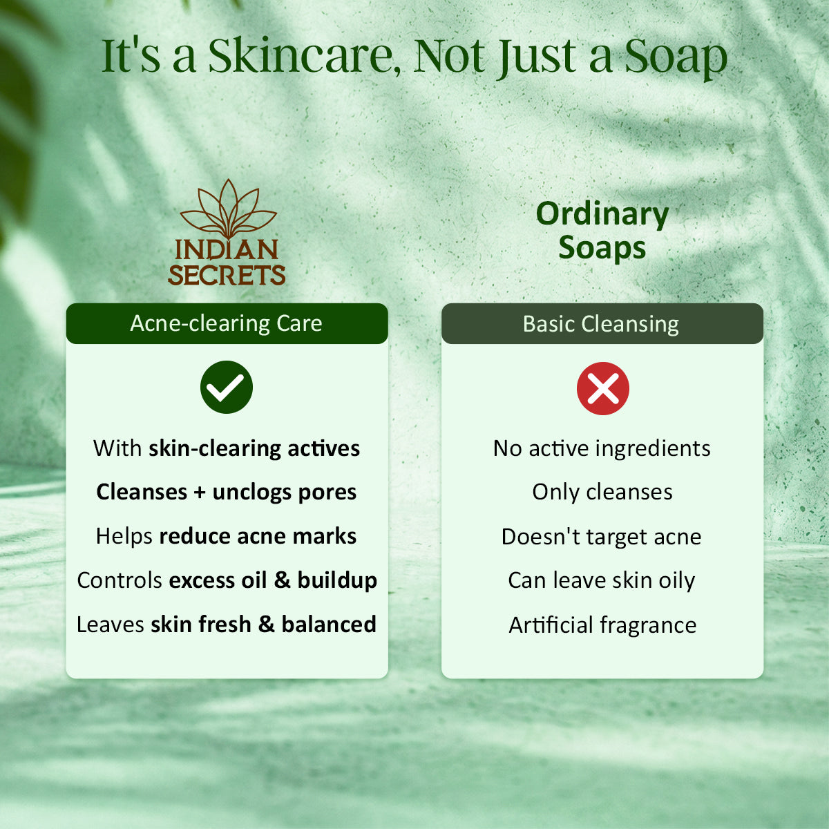 Indian Secrets Scrub Soap Salicylic Acid & Neem (Pack of 1)