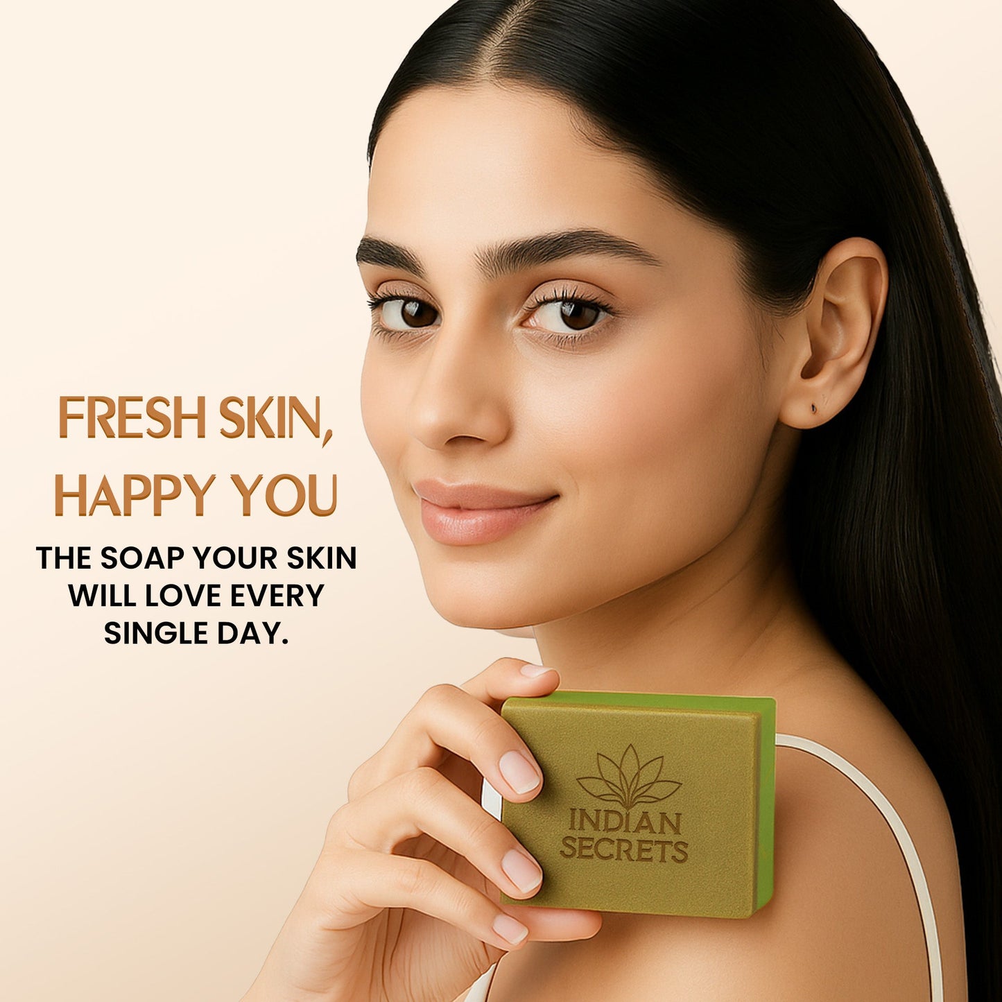 Indian Secrets Scrub Soap Salicylic Acid & Neem (Pack of 1)